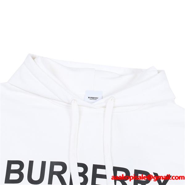 2026新作コーデ 秋冬なめらか ホワイト パーカー 売れ筋 BURBERRY バーバリー 偽物
