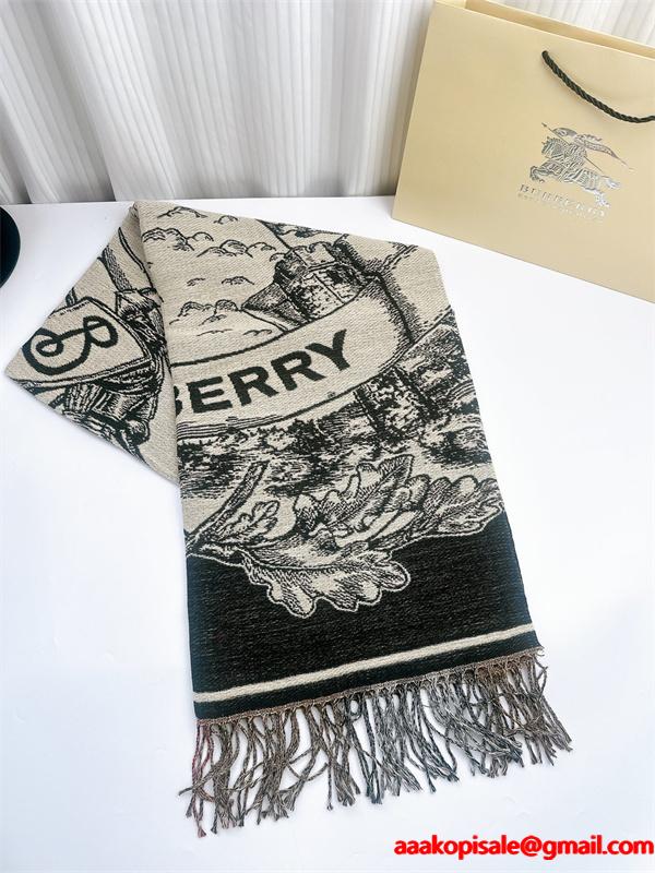 実用 防寒対策 グレー チェック マフラー 落ち着き配色 BURBERRY バーバリー コピー