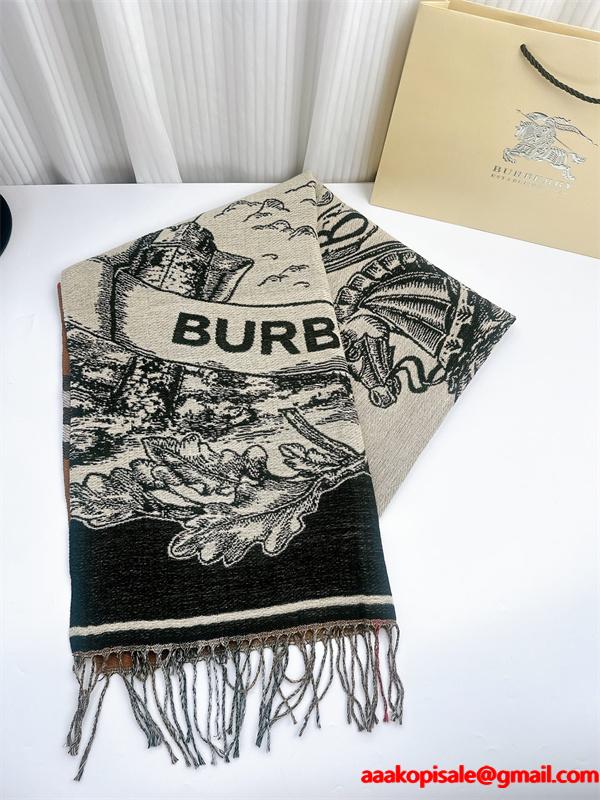 実用 防寒対策 グレー チェック マフラー 落ち着き配色 BURBERRY バーバリー コピー
