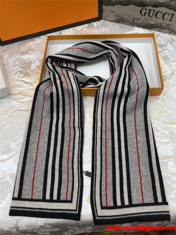 BURBERRY バーバリー コピー 注目配色 温かさ重視 グリーン チェック マフラー 冬アクセント