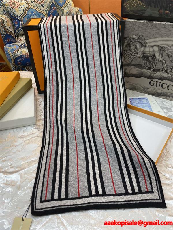 BURBERRY バーバリー コピー 注目配色 温かさ重視 グリーン チェック マフラー 冬アクセント