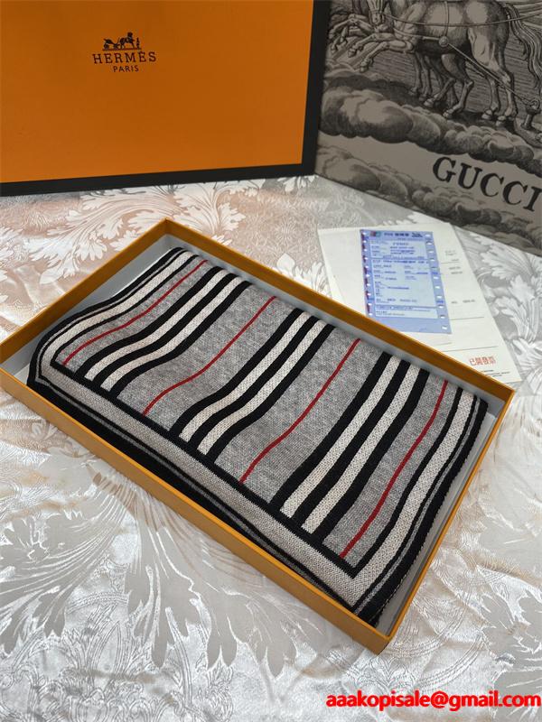 BURBERRY バーバリー コピー 注目配色 温かさ重視 グリーン チェック マフラー 冬アクセント