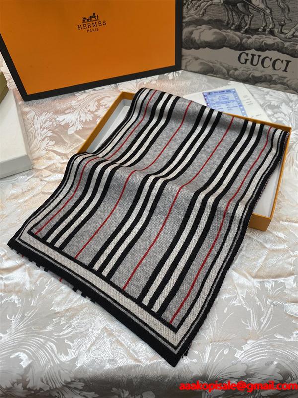 BURBERRY バーバリー コピー 注目配色 温かさ重視 グリーン チェック マフラー 冬アクセント