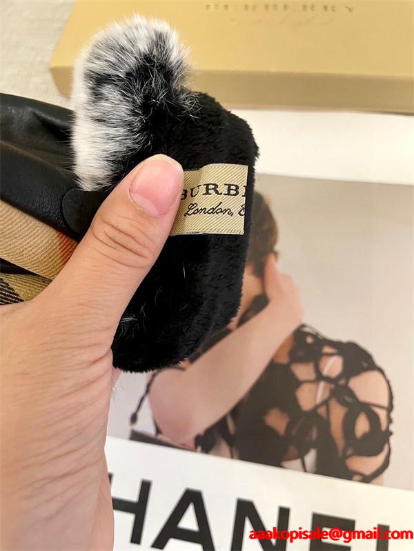 高級志向 保温効果 ベージュ チェック BURBERRY バーバリー コピー グローブ 冬外出向け