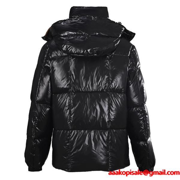 プレミアム ブラック フード ダウンジャケット 2026冬定番 MONCLER モンクレール 偽物