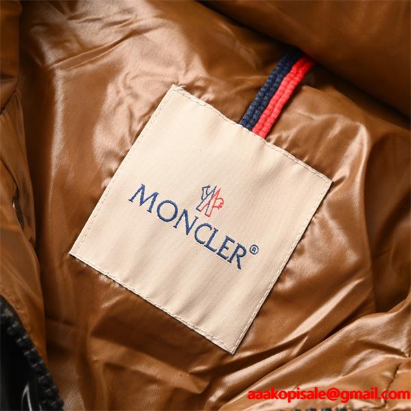プレミアム ブラック フード ダウンジャケット 2026冬定番 MONCLER モンクレール 偽物