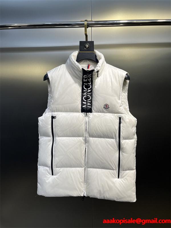 注目モデル ブラック MONCLER モンクレール コピー ダウンベスト シンプル 2026新作