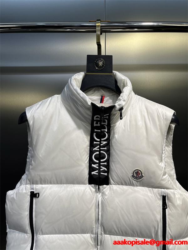 注目モデル ブラック MONCLER モンクレール コピー ダウンベスト シンプル 2026新作