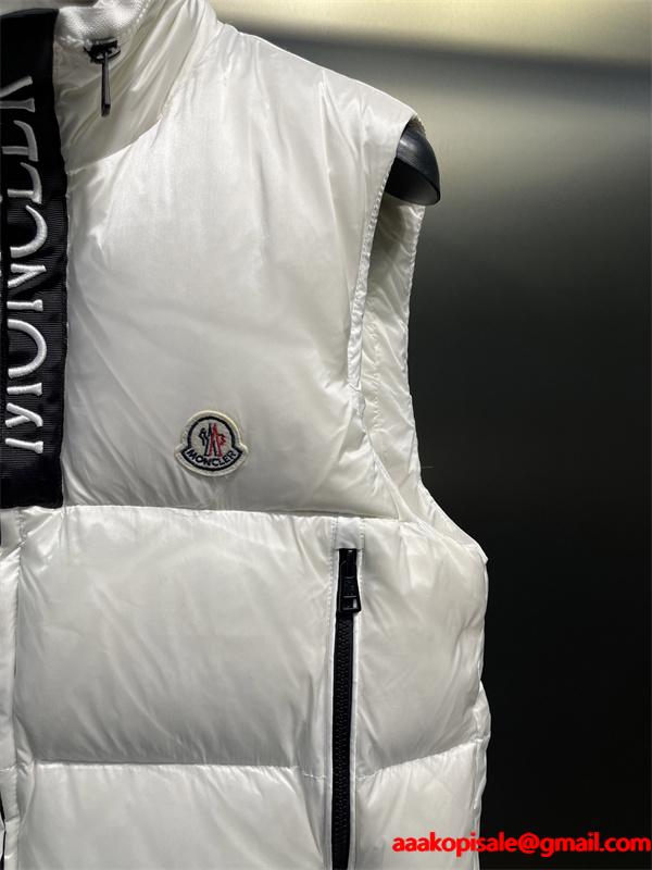 注目モデル ブラック MONCLER モンクレール コピー ダウンベスト シンプル 2026新作
