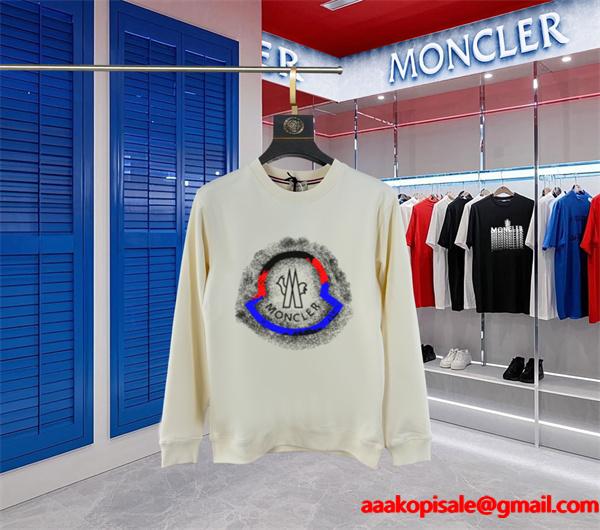 トレンド感 ホワイト スウェット 2026新作 おすすめ MONCLER モンクレール コピー