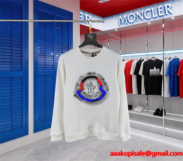 トレンド感 ホワイト スウェット 2026新作 おすすめ MONCLER モンクレール コピー