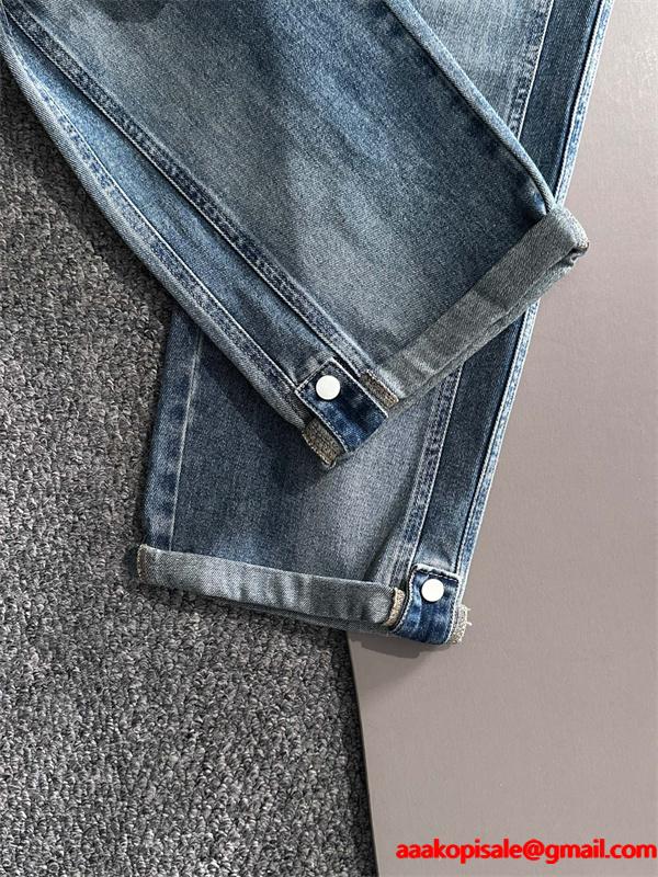 当店イチオシ イージー MONCLER モンクレール コピー デニムパンツ リラックスフィット