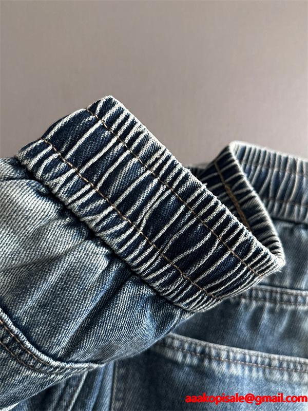 当店イチオシ イージー MONCLER モンクレール コピー デニムパンツ リラックスフィット