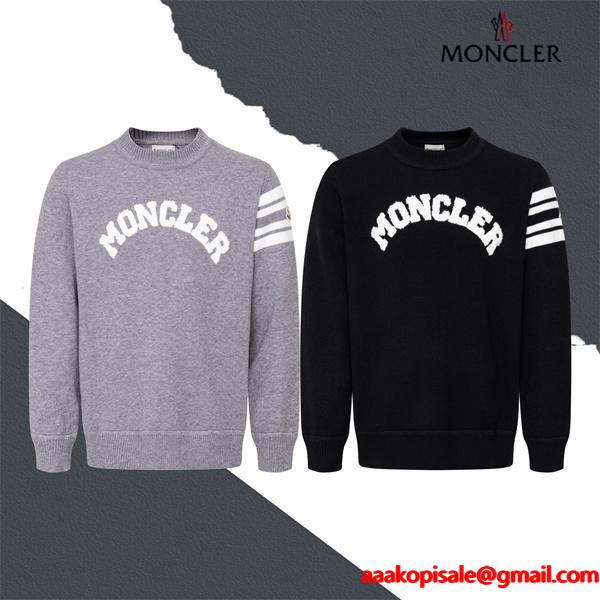 人気 ブラック ニットトップス 2026新作必須 希少 MONCLER モンクレール スーパーコピー