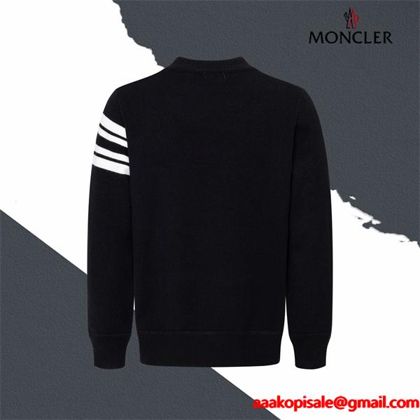 人気 ブラック ニットトップス 2026新作必須 希少 MONCLER モンクレール スーパーコピー