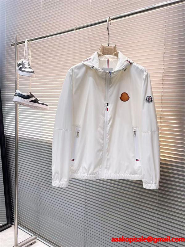 入手困難 ホワイト ブラック 2026新作 MONCLER モンクレール スーパーコピー ジャケット 落ち着き