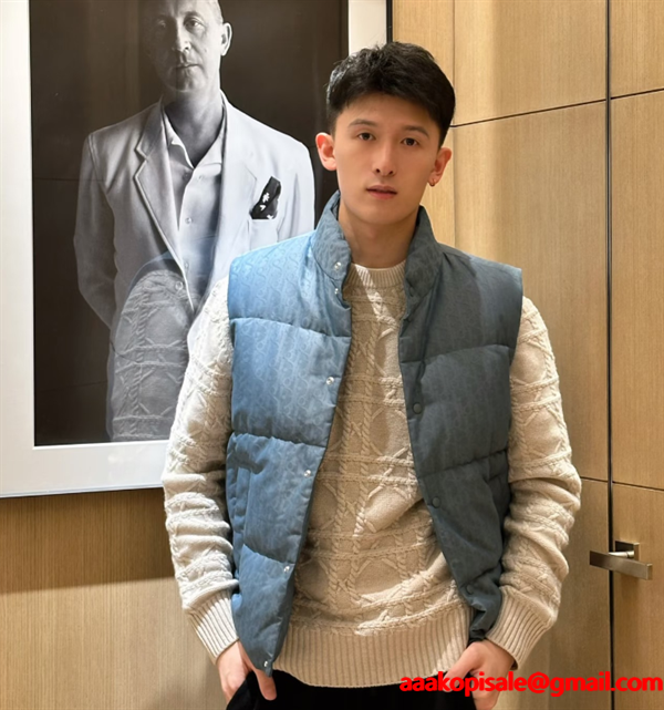 DIOR新作☆ ディオールベストダウンコピーObliqueプリント人気ランキングユニセックス