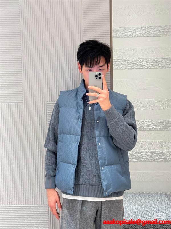 DIOR新作☆ ディオールベストダウンコピーObliqueプリント人気ランキングユニセックス