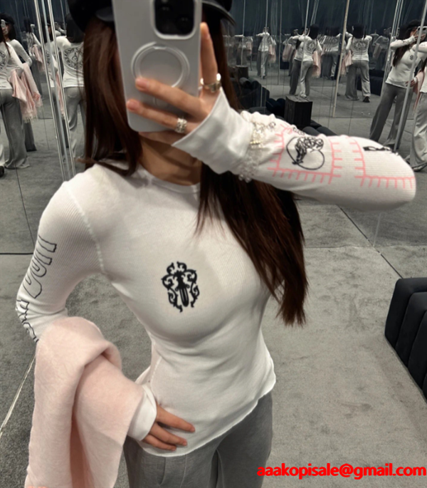 2026最新☆Chrome Heartクロムハーツ長袖ｔシャツコピーレディースファッション上品