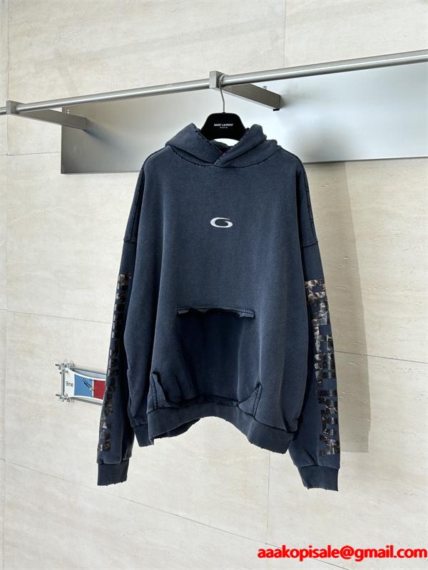 個性的♥ BALENCIAGA  バレンシアガパーカー コピーユニセックス2026トレンド