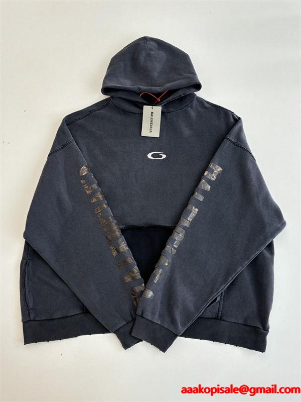 個性的♥ BALENCIAGA  バレンシアガパーカー コピーユニセックス2026トレンド