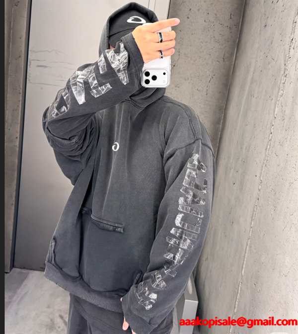個性的♥ BALENCIAGA  バレンシアガパーカー コピーユニセックス2026トレンド