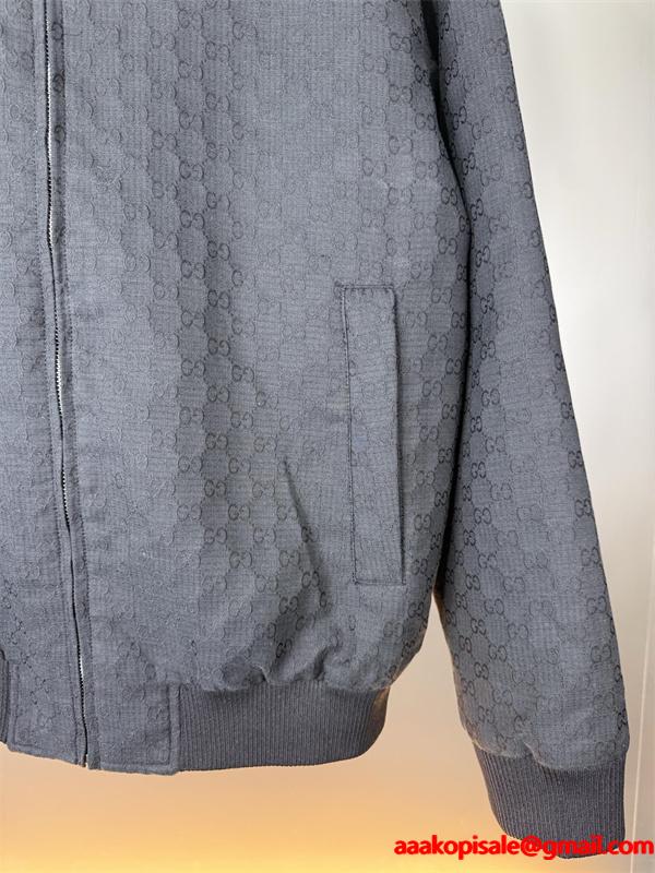 GUCCI ジップアップジャケット ブラック 上質 定番 洗練 グッチ コピー