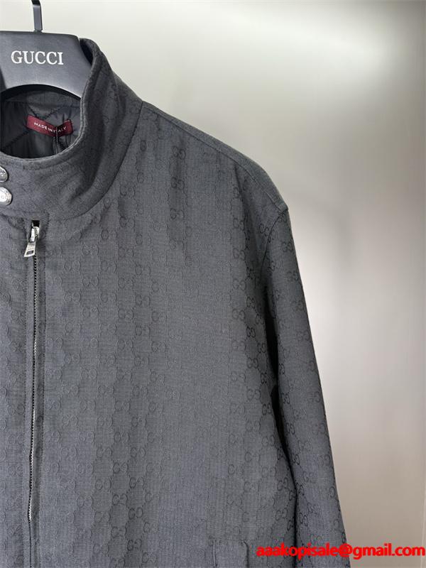 GUCCI ジップアップジャケット ブラック 上質 定番 洗練 グッチ コピー