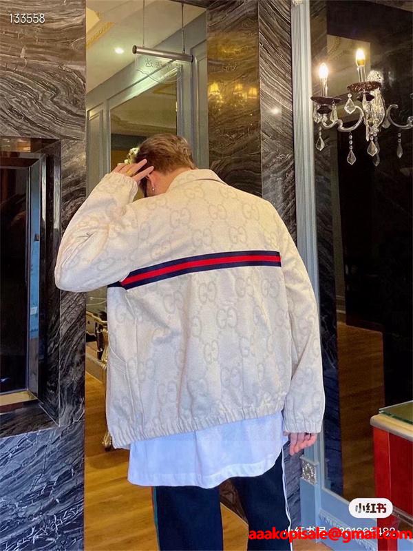 グッチ コピー GUCCI GGキャンバス シャツジャケット ベージュ 個性 高級