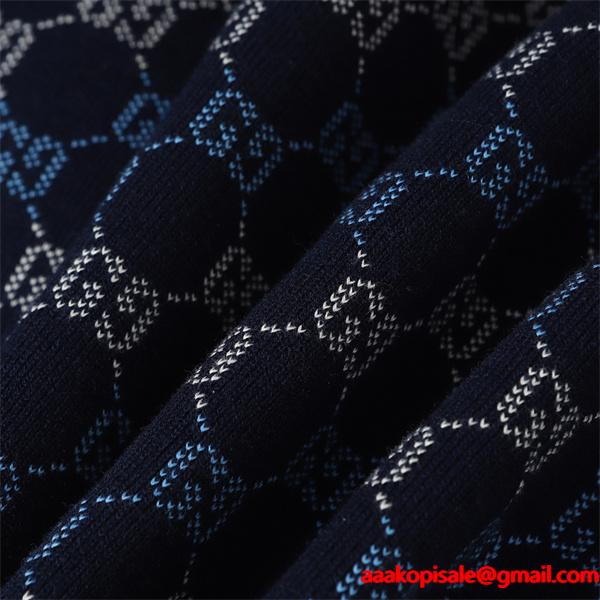 数量限定 人気 GUCCI  カーディガン ネイビー 高級感 新作 グッチ コピー