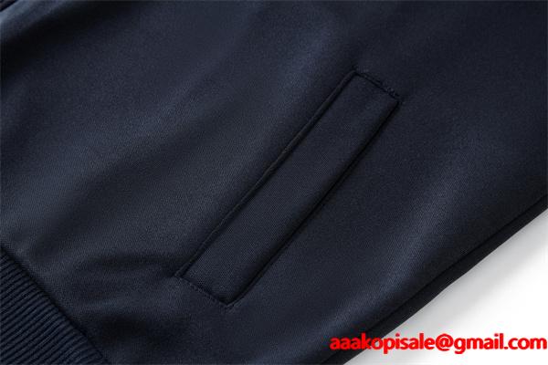 売れ筋 おすすめ GUCCI ジップアップ ジャケット ネイビー  グッチ コピー