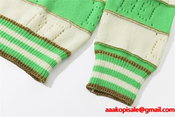  新作 注目 グッチ コピー GUCCI ボーダーニット レッド ホワイト お洒落 