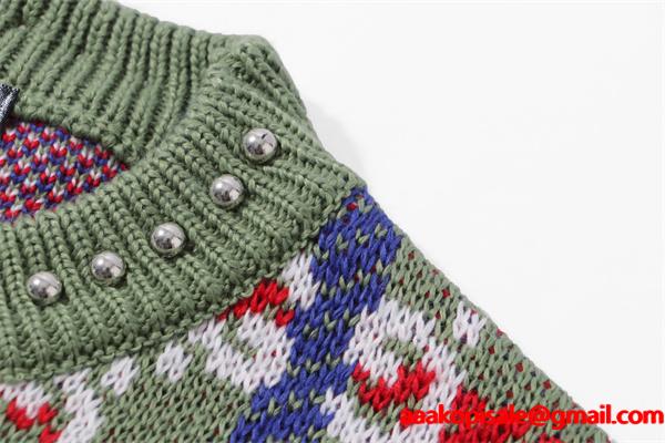 希少 入手困難 GUCCI GGチェック ニット グリーン グッチ コピー