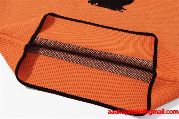  GUCCI 当店イチオシニット オレンジ インパクト大 遊び心 グッチ コピー