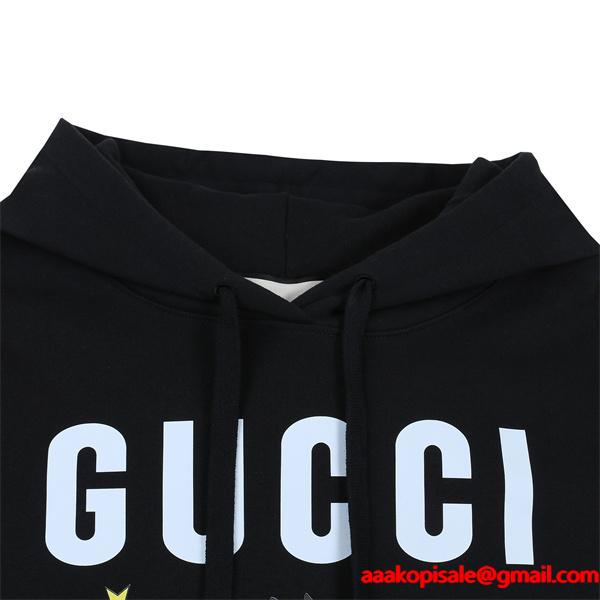 GUCCI 期間限定 パーカー ホワイト 明るい 軽快 フレッシュ グッチ コピー