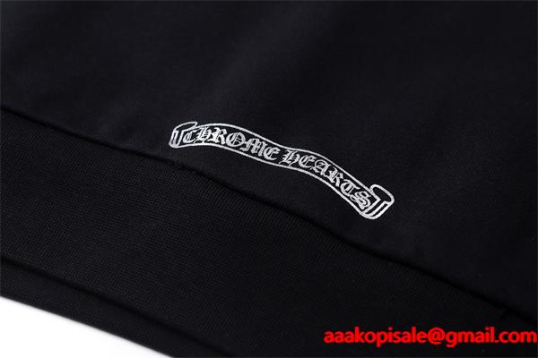 話題 モード系 フーディ ブラック お洒落 トレンド 着心地最高 CHROME HEARTS クロムハーツ コピー