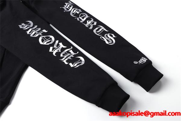 話題 モード系 フーディ ブラック お洒落 トレンド 着心地最高 CHROME HEARTS クロムハーツ コピー