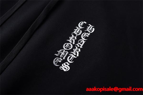 話題 モード系 フーディ ブラック お洒落 トレンド 着心地最高 CHROME HEARTS クロムハーツ コピー