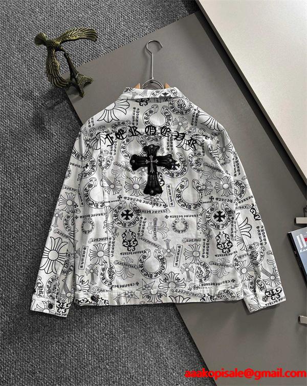 レア CHROME HEARTS クロムハーツ コピー シャツジャケット ベージュ 高級 2026新作必須アイテム