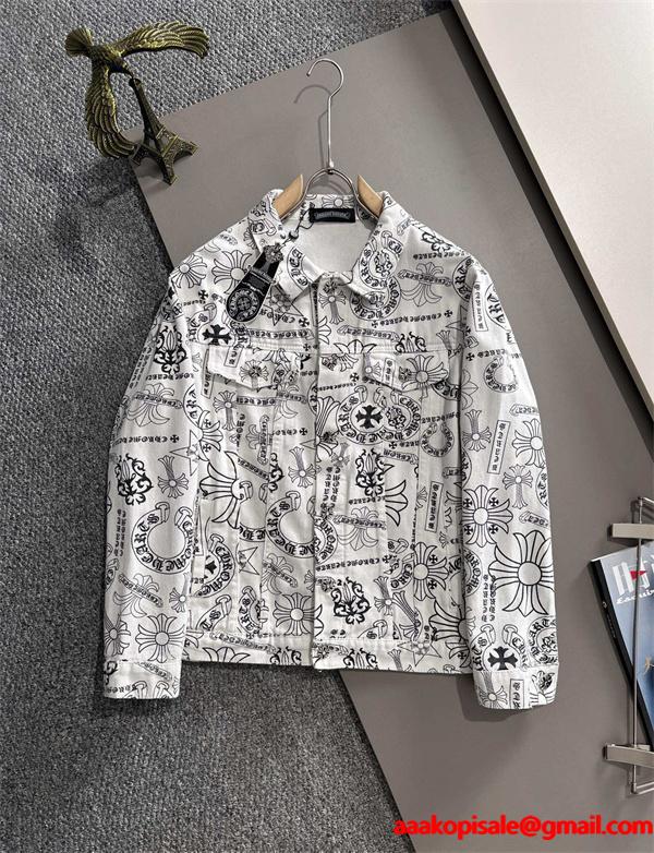 レア CHROME HEARTS クロムハーツ コピー シャツジャケット ベージュ 高級 2026新作必須アイテム