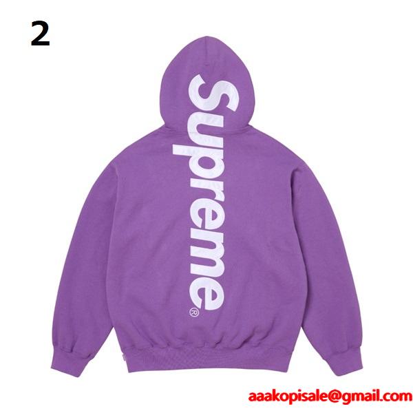 11色対応❤2026人気❤ Supreme  Satin Appliqué Hooded Sweatshirtシュプリームパーカーコピー