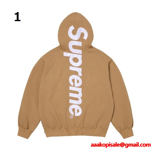 11色対応❤2026人気❤ Supreme  Satin Appliqué Hooded Sweatshirtシュプリームパーカーコピー