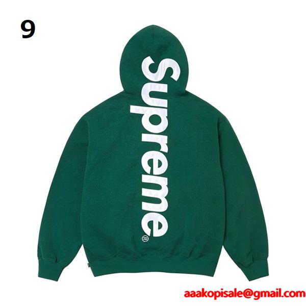 11色対応❤2026人気❤ Supreme  Satin Appliqué Hooded Sweatshirtシュプリームパーカーコピー