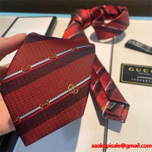 プレゼント最適☆GUCCI グッチネクタイコピー2026人気❤ビジネスカジュアル