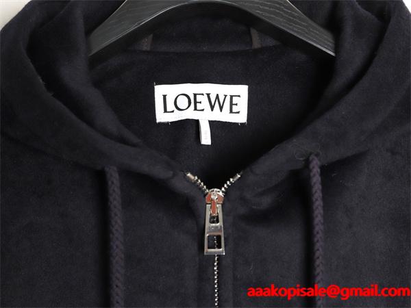 数量限定 ブラック フードコート 防寒仕様 高級感 上質 LOEWE ロエベ スーパーコピー