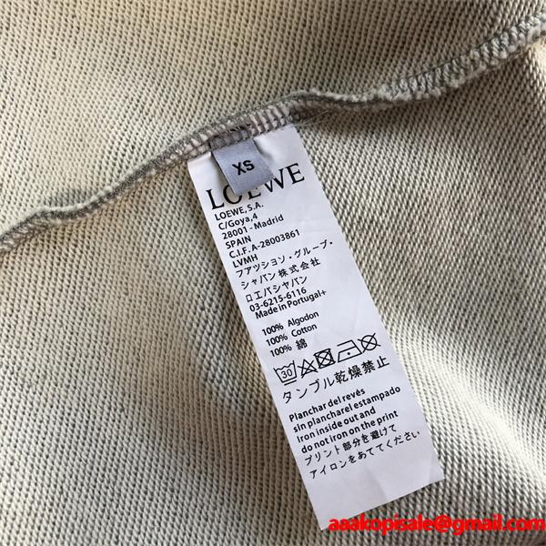 2026新作定番 ブラック スウェット ロゴ刺繍 高級感 人気 LOEWE ロエベ コピー