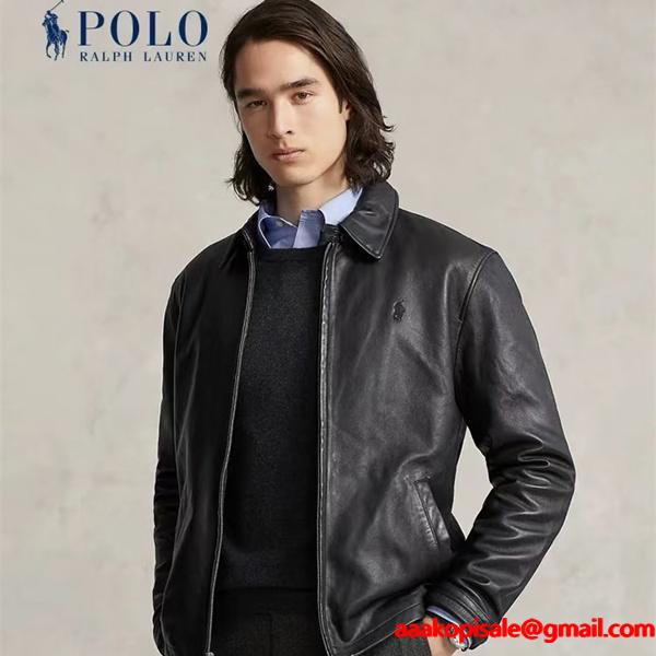 定番人気 ブラック ジャケット 上品 大人カジュアル Polo Ralph Lauren ポロ ラルフローレン コピー