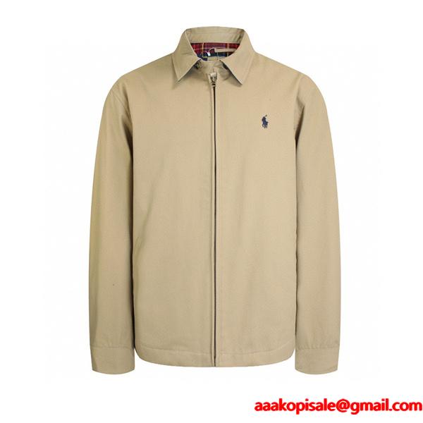 Polo Ralph Lauren ポロ ラルフローレン コピー 定番 ネイビー ジップアップ ジャケット刺繍 クラシック