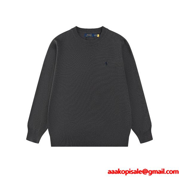 秋冬定番 Polo Ralph Lauren ポロ ラルフローレン コピー ニット セーター ワンポイント刺繍 シンプル