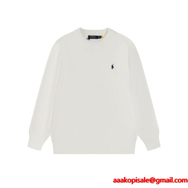 秋冬定番 Polo Ralph Lauren ポロ ラルフローレン コピー ニット セーター ワンポイント刺繍 シンプル